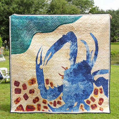 Crab CLA2510168Q Quilt Blanket