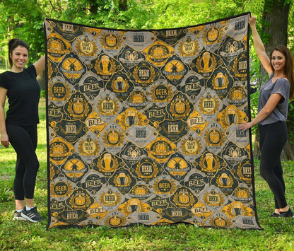 Craft Beer CL12100197MDQ Quilt Blanket