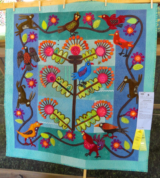 Crazy Bird CLM1111178 Quilt Blanket