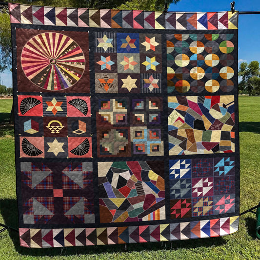 Crazy Color Quilt Blanket HN1207001M