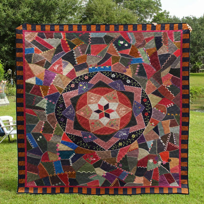 Crazy Star Quilt Blanket HN290601M