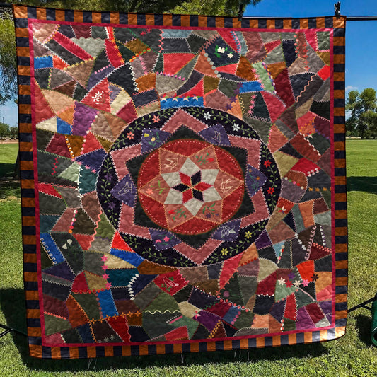 Crazy Star Quilt Blanket HN290601M