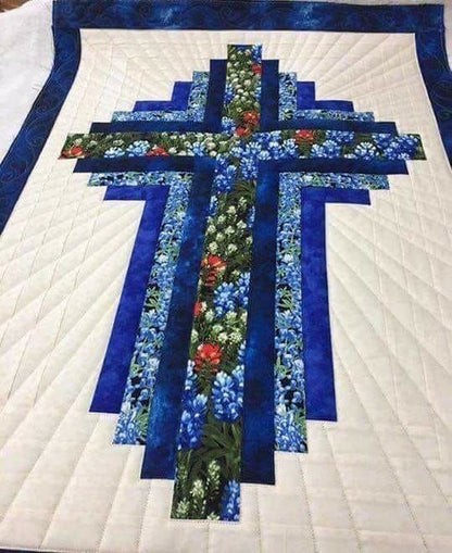 Christian Cross CL140618 Quilt Blanket