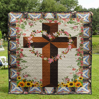 Christian Cross CLA0710301Q Art Quilt