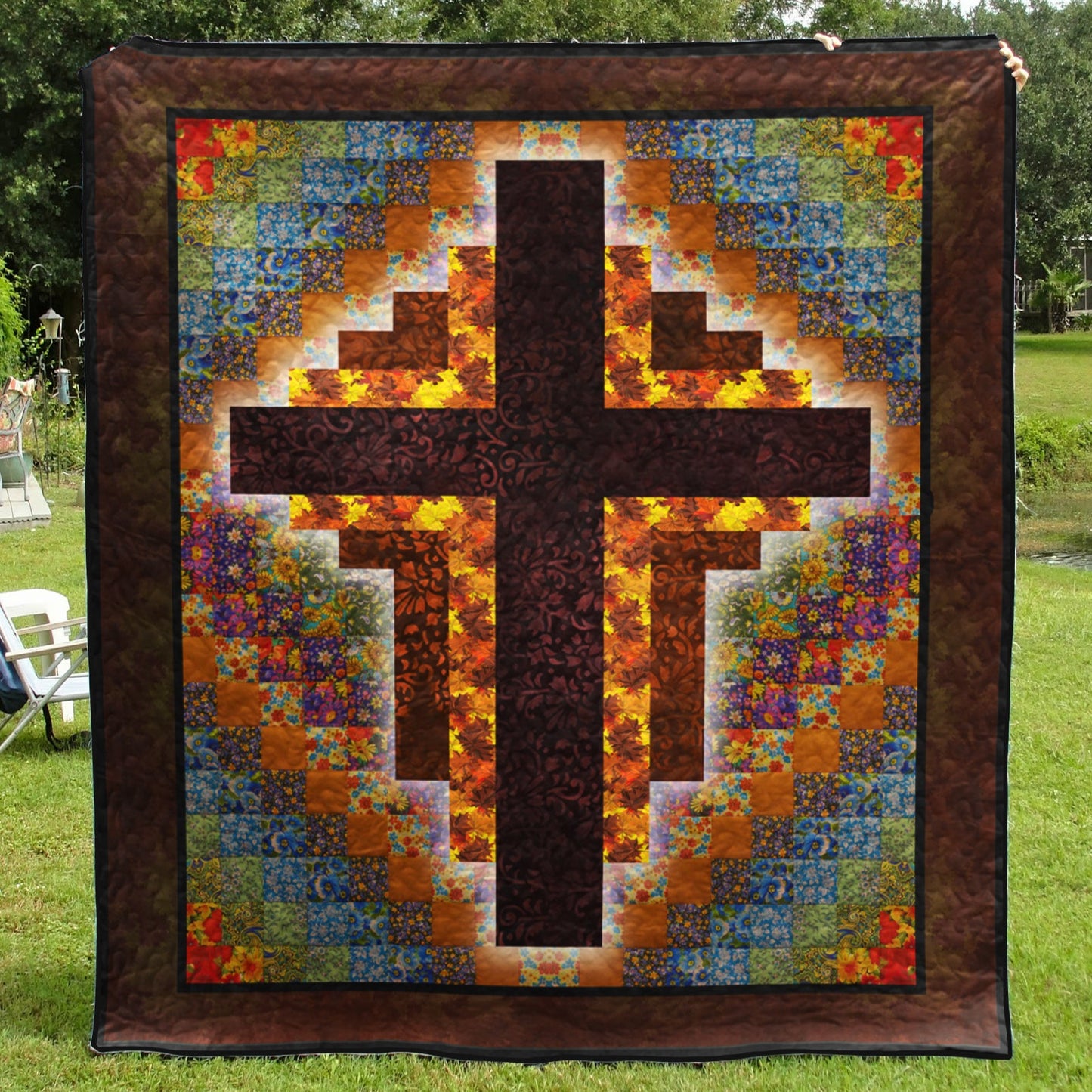 Christian Cross CLA0710303Q Art Quilt