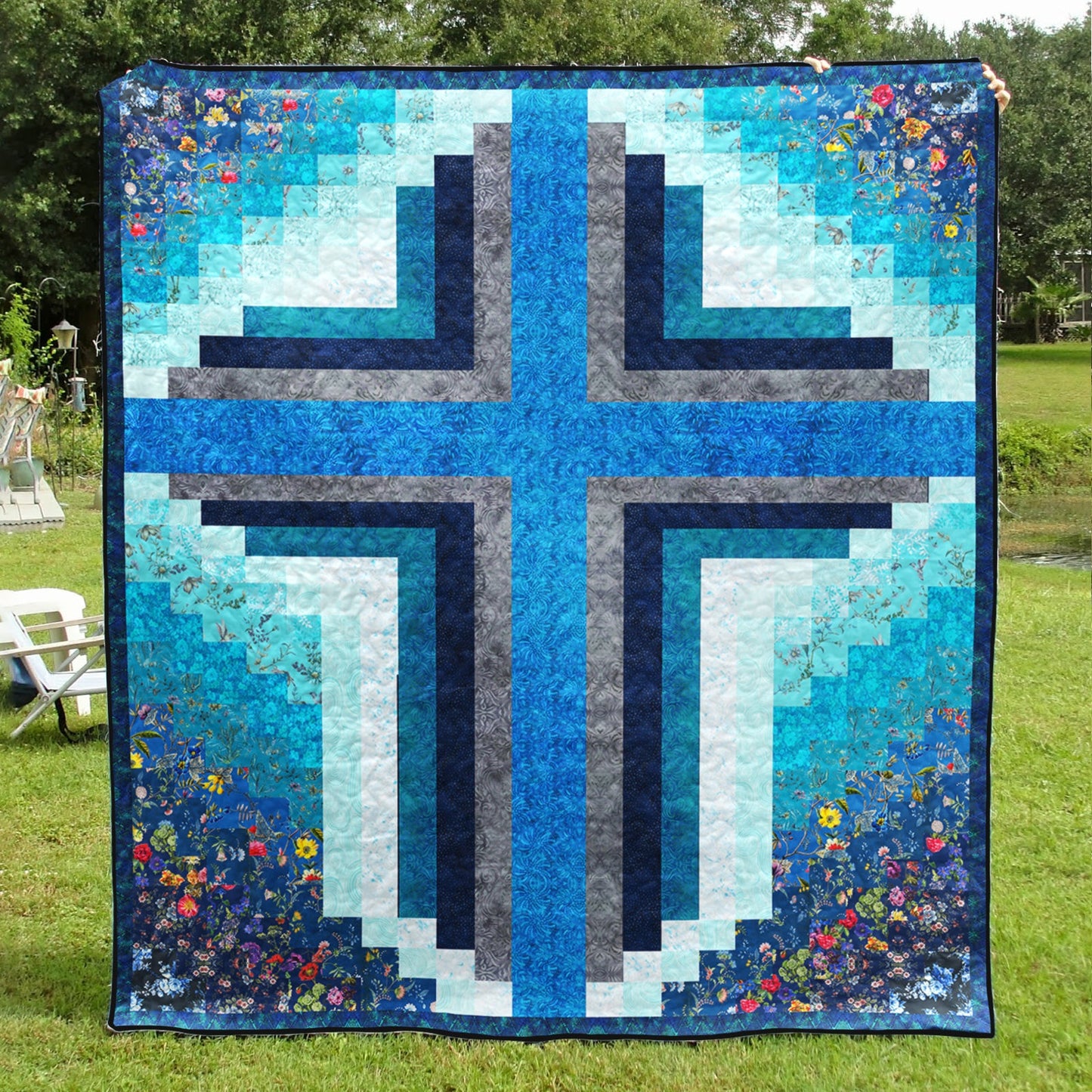 Christian Cross Quilt Blanket TL060601Y