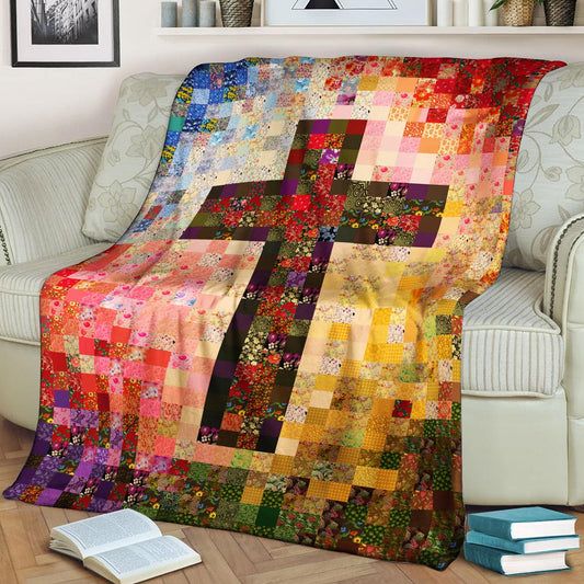 Cross HM280813TT Sherpa Fleece Blanket