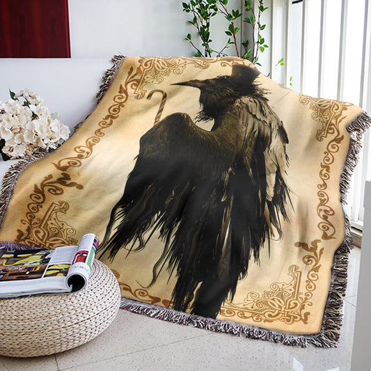 Crow AA1410072S Throw Blankets For Sofa