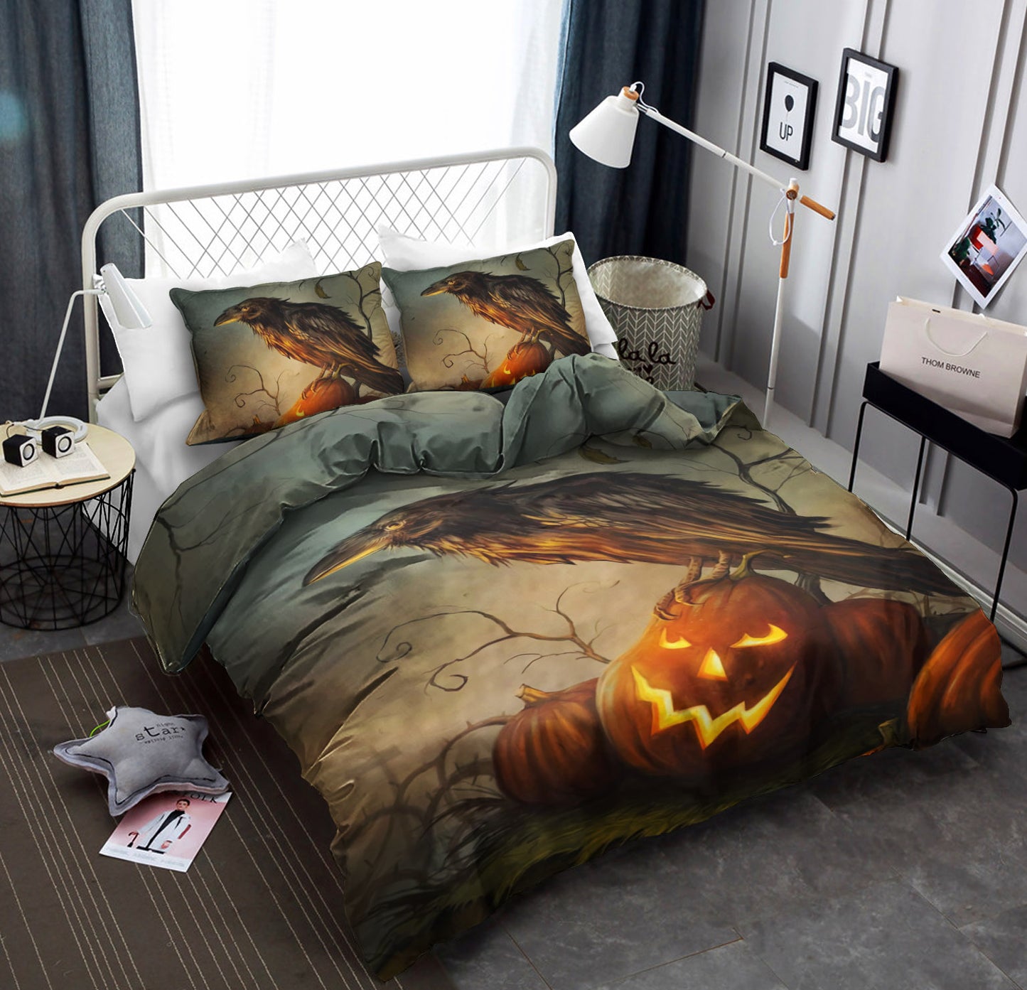 Crow Halloween BT070950B Bedding Sets