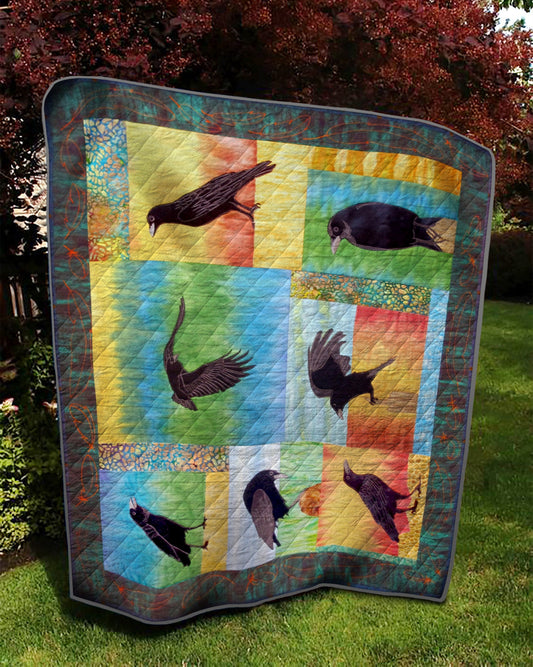 Crows TD21110733 Quilt Blanket