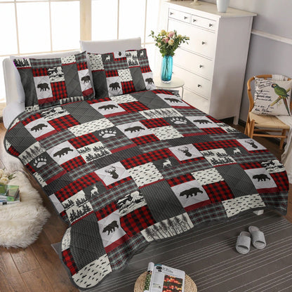 Cuddl Duds Flannel CLA0511319B Quilt Bedding Set