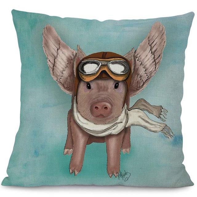 Cute Pig CLH2110103P Throw Pillow Covers
