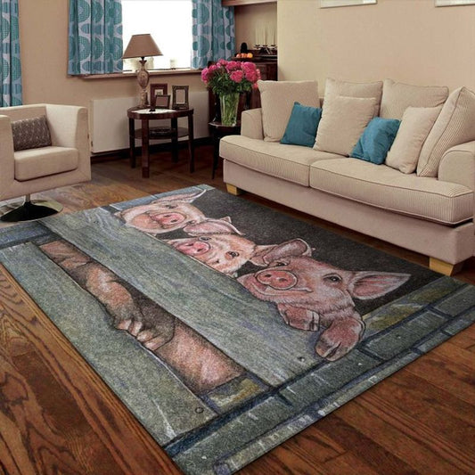 Cute Pig CLH2211074R Rug