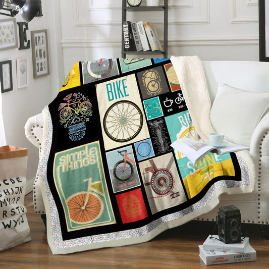 Cycling CL02110398MDF Sherpa Fleece Blanket