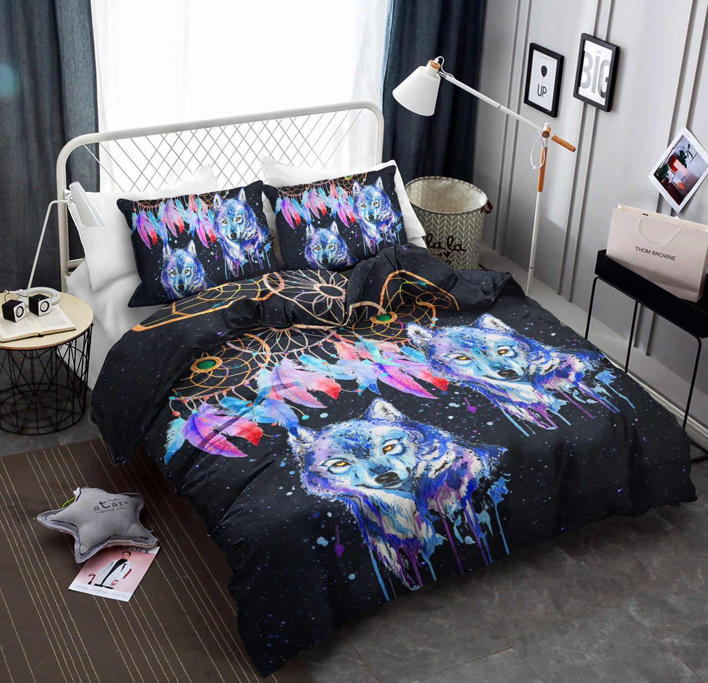 Dream Catcher Wolf CL120837MD Bedding Sets