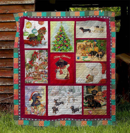 Dachshund 190221029 Quilt Blanket