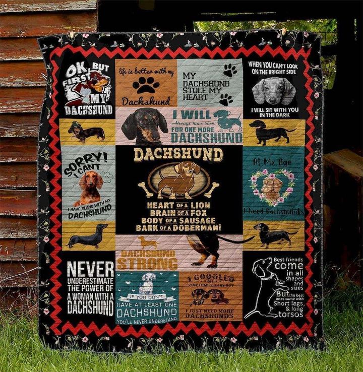 Dachshund 190221030 Quilt Blanket