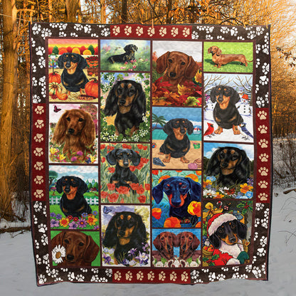 Dachshund 2502025 Quilt Blanket