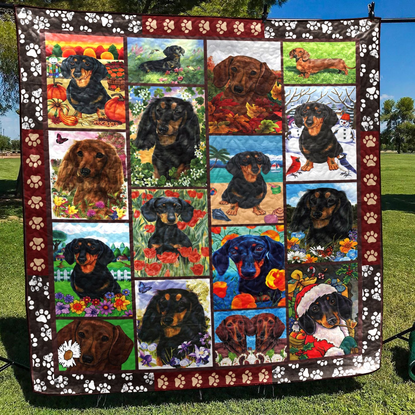 Dachshund 2502025 Quilt Blanket