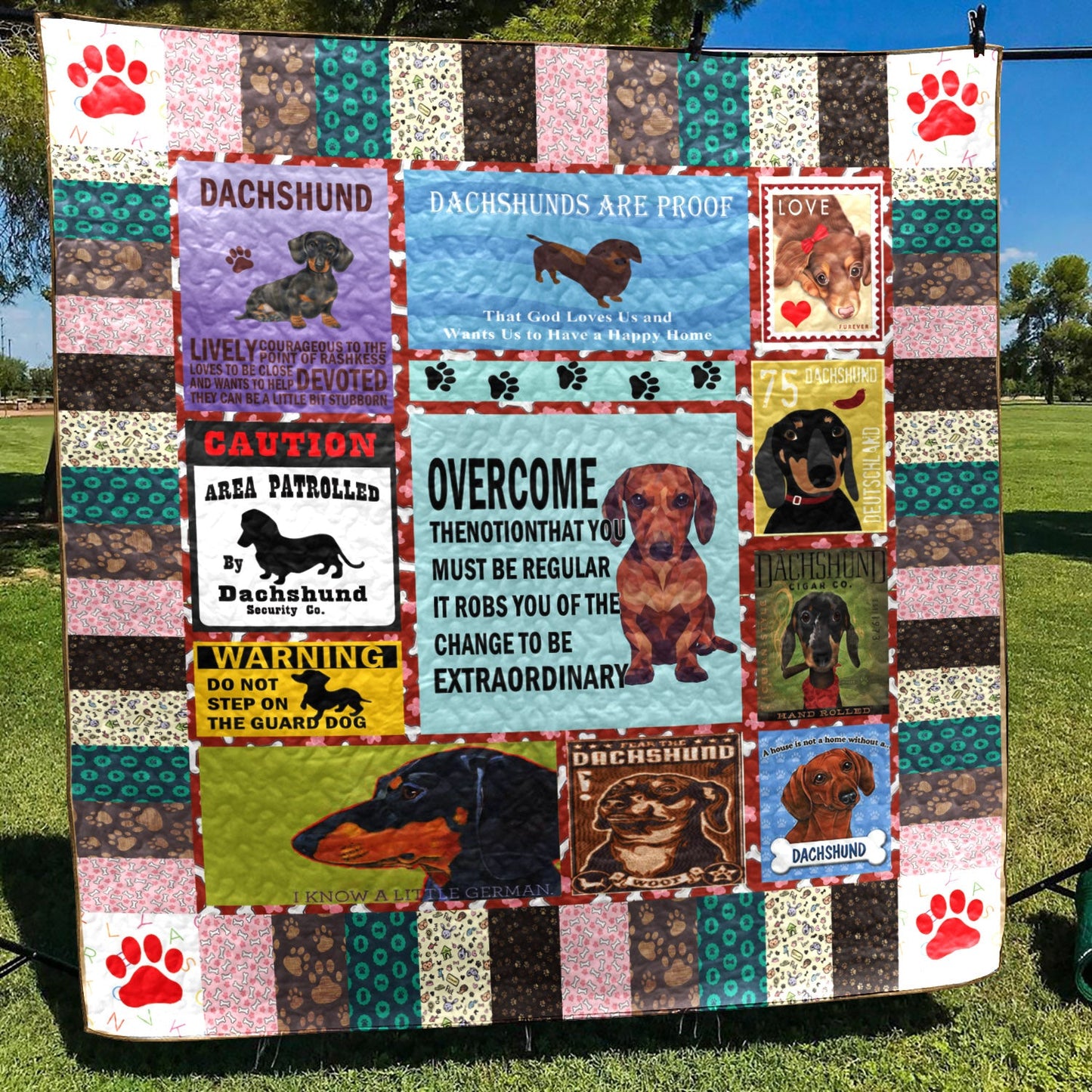 Dachshund BI290704C Quilt Blanket