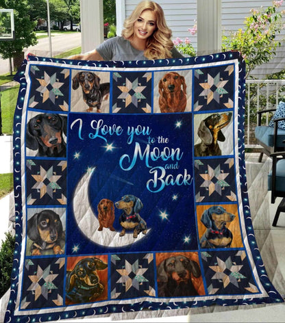 Dachshund CLM1511159 Quilt Blanket