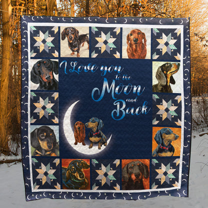 Dachshund CLM1511159 Quilt Blanket