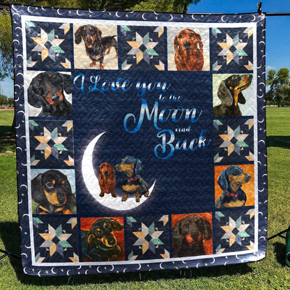 Dachshund CLM1511159 Quilt Blanket