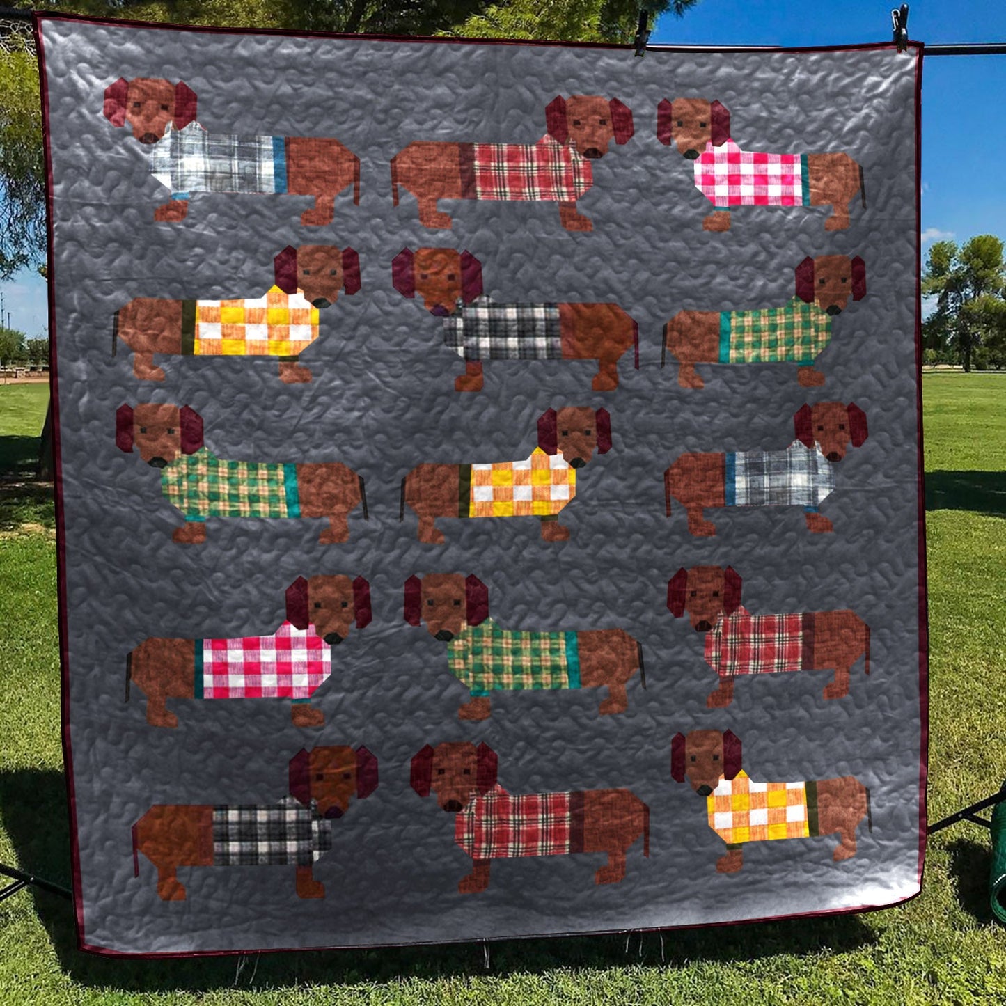 Dachshund CLP240622 Quilt Blanket