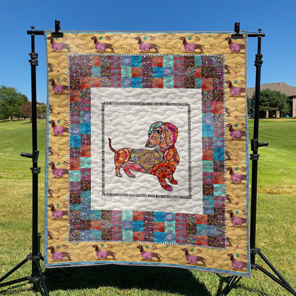 Dachshund Dog TD2709274 Quilt Blanket