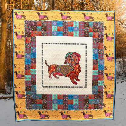 Dachshund Dog TD2709274 Quilt Blanket