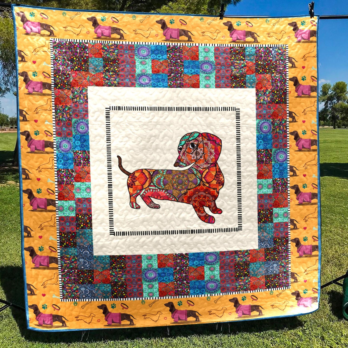 Dachshund Dog TD2709274 Quilt Blanket