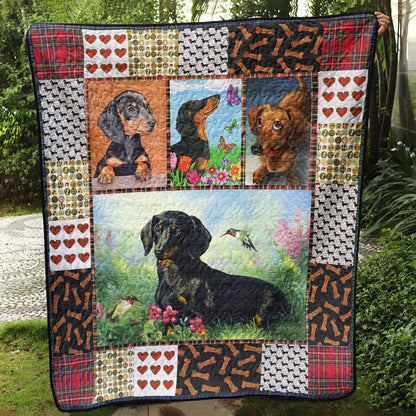 Dachshund LI270704C TBG Quilt Blanket