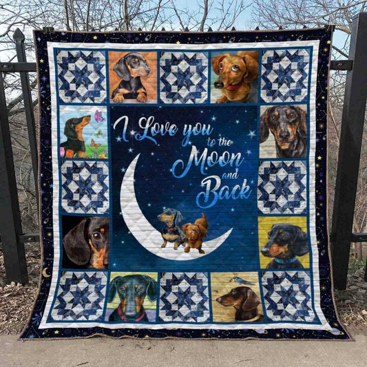 Dachshund LI300705B TBG Quilt Blanket