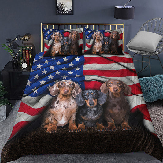 Dachshund Quilt Bedding Set TL170904