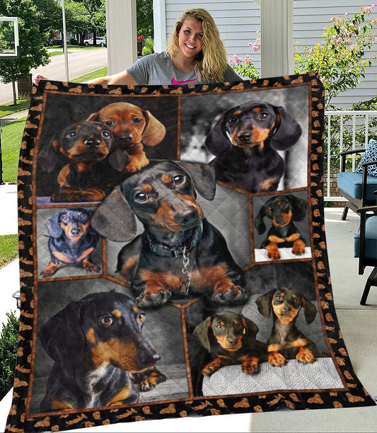 Dachshund Quilt Blanket TM051110