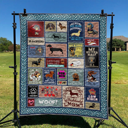 Dachshund TD2809330 Quilt Blanket