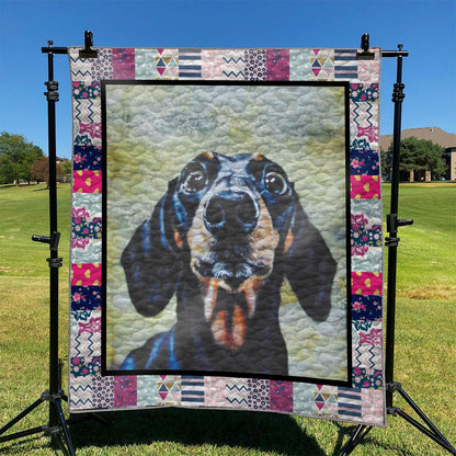 Dachshund TD2809345 Quilt Blanket