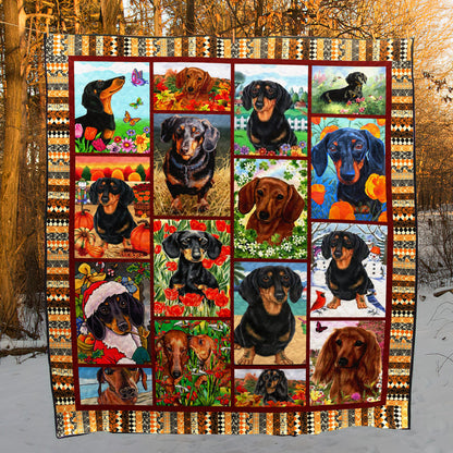 Dachshund YH2910617 Quilt Blanket