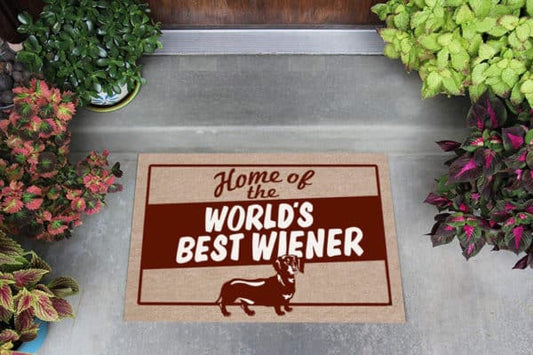 Dachshund Best Wiener CLP0111059D Non-slip Door mats