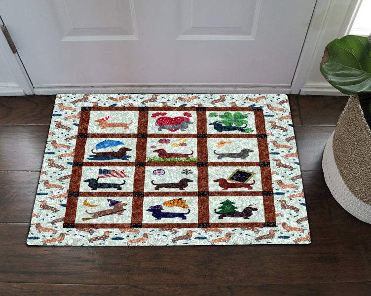 Dachshund CL31100411MDD Non-slip Door mats