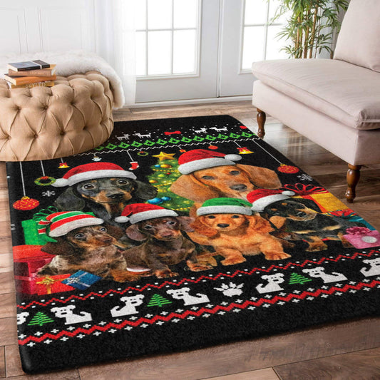Dachshund Christmas CG1510033M Rug