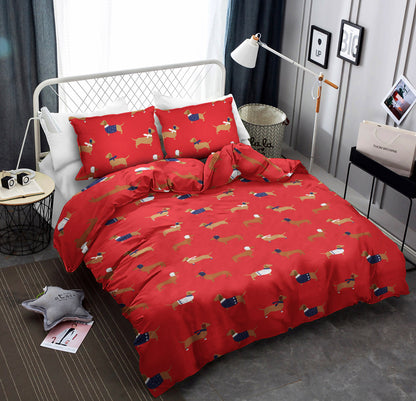 Dachshund Christmas CLA1410026B Bedding Sets