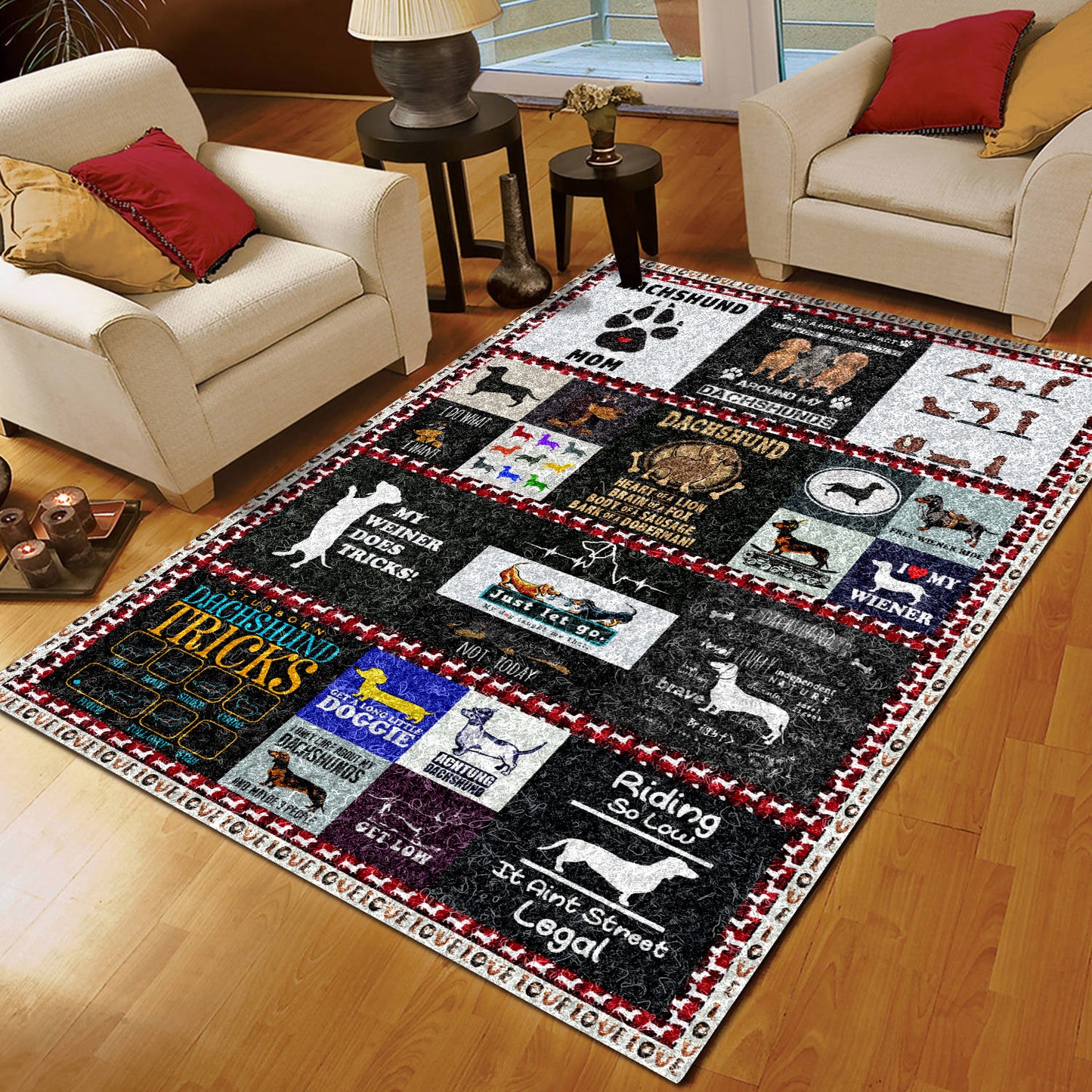 Dachshund Collection CLA15100059R Rug