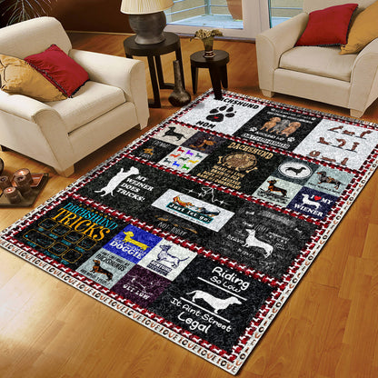 Dachshund Collection CLA15100059R Rug