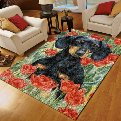 Dachshund DD0609037R Rug