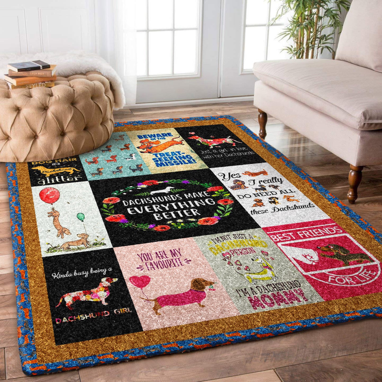 Dachshund DD2109085R Rug