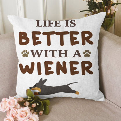 Dachshund Dog CL15100047MDP Throw Pillow Covers