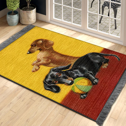 Dachshund TN0110030F Decorative Floor-cloth