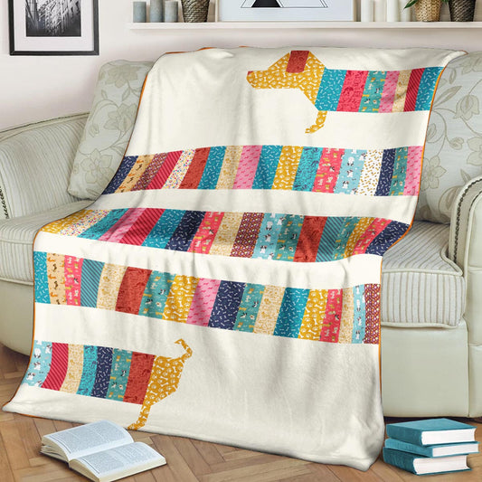 Dachshund TN030915TT Sherpa Fleece Blanket