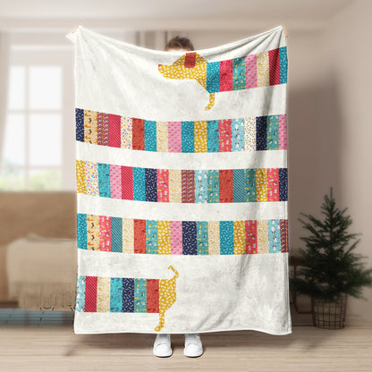 Dachshund TN030915TT Sherpa Fleece Blanket